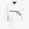 Button Chef Coat with Thermometer Pocket Thumbnail