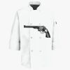 Button Chef Coat with Thermometer Pocket Thumbnail