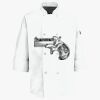 Button Chef Coat with Thermometer Pocket Thumbnail