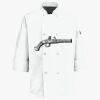 Button Chef Coat with Thermometer Pocket Thumbnail