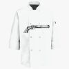 Button Chef Coat with Thermometer Pocket Thumbnail
