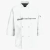 Button Chef Coat with Thermometer Pocket Thumbnail