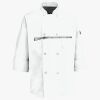 Button Chef Coat with Thermometer Pocket Thumbnail