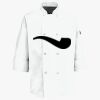Button Chef Coat with Thermometer Pocket Thumbnail