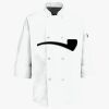 Button Chef Coat with Thermometer Pocket Thumbnail