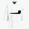 Button Chef Coat with Thermometer Pocket Thumbnail
