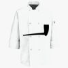 Button Chef Coat with Thermometer Pocket Thumbnail