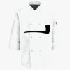 Button Chef Coat with Thermometer Pocket Thumbnail