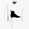 Button Chef Coat with Thermometer Pocket Thumbnail