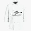 Button Chef Coat with Thermometer Pocket Thumbnail