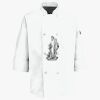 Button Chef Coat with Thermometer Pocket Thumbnail