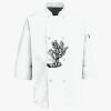 Button Chef Coat with Thermometer Pocket Thumbnail