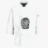Button Chef Coat with Thermometer Pocket Thumbnail