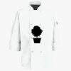 Button Chef Coat with Thermometer Pocket Thumbnail