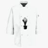 Button Chef Coat with Thermometer Pocket Thumbnail