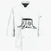 Button Chef Coat with Thermometer Pocket Thumbnail