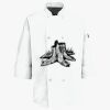 Button Chef Coat with Thermometer Pocket Thumbnail