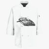 Button Chef Coat with Thermometer Pocket Thumbnail