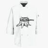 Button Chef Coat with Thermometer Pocket Thumbnail