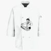 Button Chef Coat with Thermometer Pocket Thumbnail