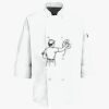 Button Chef Coat with Thermometer Pocket Thumbnail