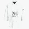 Button Chef Coat with Thermometer Pocket Thumbnail