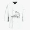 Button Chef Coat with Thermometer Pocket Thumbnail