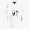 Button Chef Coat with Thermometer Pocket Thumbnail