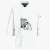 Button Chef Coat with Thermometer Pocket Thumbnail
