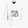 Button Chef Coat with Thermometer Pocket Thumbnail