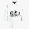 Button Chef Coat with Thermometer Pocket Thumbnail