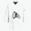 Button Chef Coat with Thermometer Pocket Thumbnail