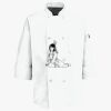 Button Chef Coat with Thermometer Pocket Thumbnail