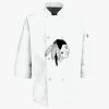 Button Chef Coat with Thermometer Pocket Thumbnail
