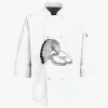 Button Chef Coat with Thermometer Pocket Thumbnail