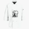 Button Chef Coat with Thermometer Pocket Thumbnail