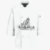 Button Chef Coat with Thermometer Pocket Thumbnail