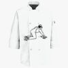 Button Chef Coat with Thermometer Pocket Thumbnail