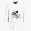 Button Chef Coat with Thermometer Pocket Thumbnail