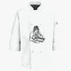 Button Chef Coat with Thermometer Pocket Thumbnail