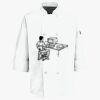 Button Chef Coat with Thermometer Pocket Thumbnail