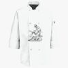 Button Chef Coat with Thermometer Pocket Thumbnail