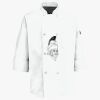 Button Chef Coat with Thermometer Pocket Thumbnail