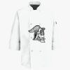 Button Chef Coat with Thermometer Pocket Thumbnail