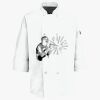 Button Chef Coat with Thermometer Pocket Thumbnail
