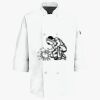 Button Chef Coat with Thermometer Pocket Thumbnail