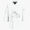 Button Chef Coat with Thermometer Pocket Thumbnail