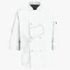 Button Chef Coat with Thermometer Pocket Thumbnail