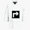 Button Chef Coat with Thermometer Pocket Thumbnail