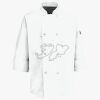 Button Chef Coat with Thermometer Pocket Thumbnail